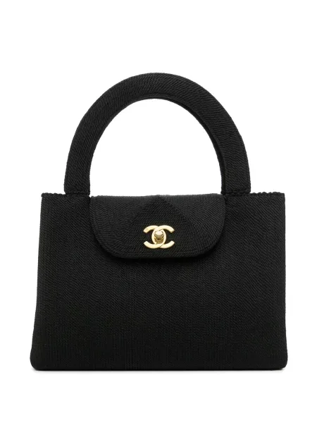 Top Chanel Pre-owned černý