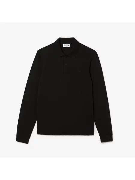 Lacoste Koszulka Polo O Regularnym Kroju I Ultraelastycznym Wykończeniu czarna