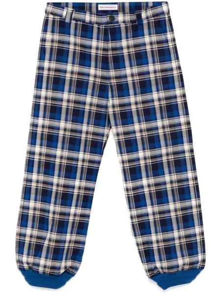 Kalhoty Walter Van Beirendonck modré