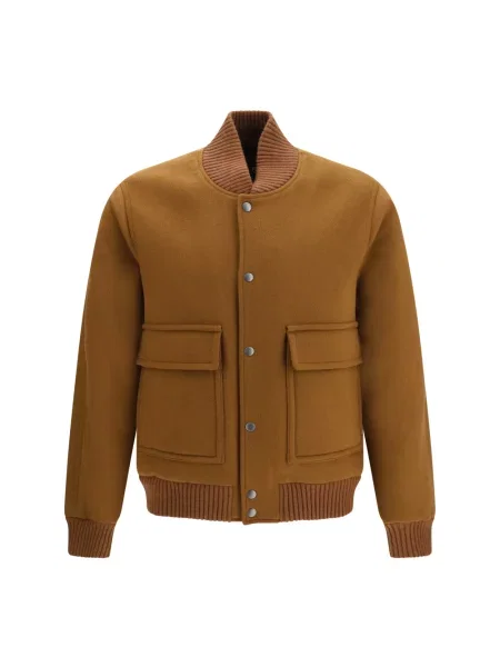 Kurtka Woolrich wełniana brązowa