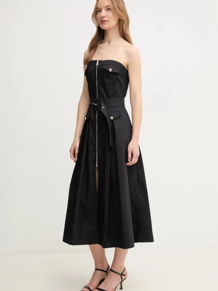 Gaudi rochie din midi evazati negru