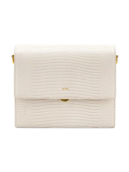 Torebka crossbody Jw Pei skórzana biała