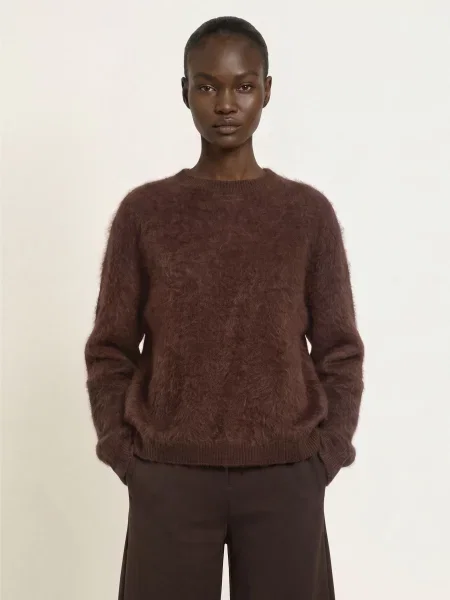 Soft Goat Sweter Z Kaszmiru braun