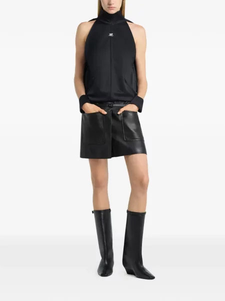 Bluza Courreges z autografem czarna