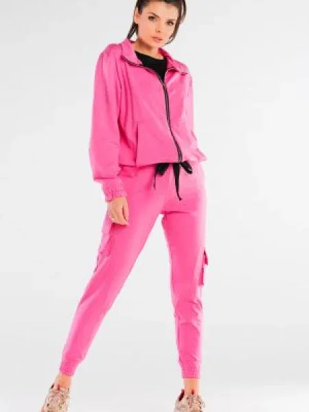 Spodnie cargo Infinite You różowe