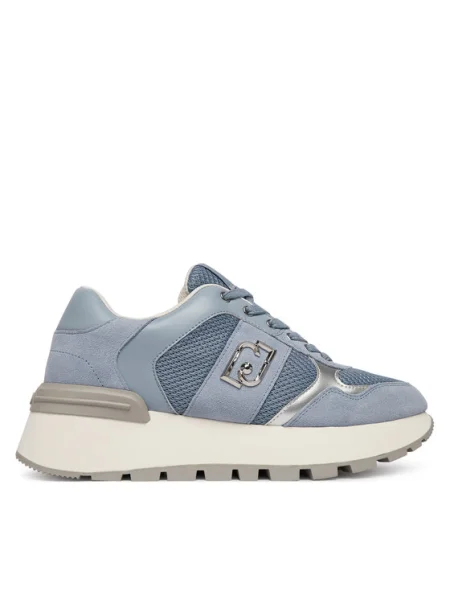 Sneakerși Liu Jo din piele albastru