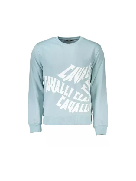 Bluza Cavalli Class elegancka niebieska