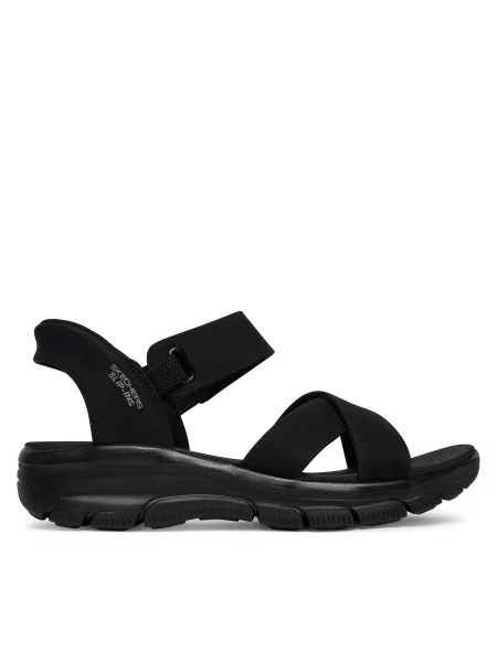Szandál Skechers fekete