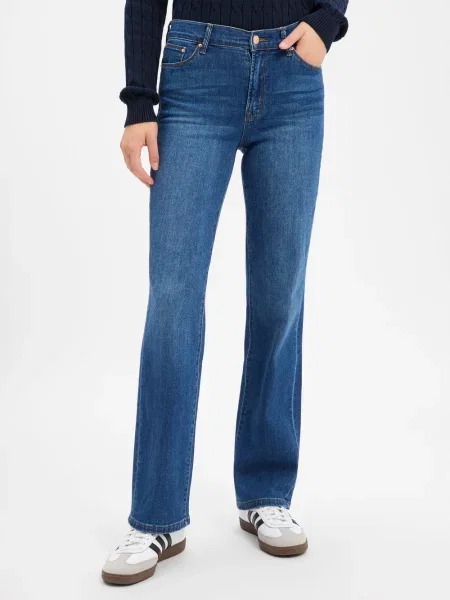 Marie Lund Dżinsy o kroju bootcut Kobiety S niebieski