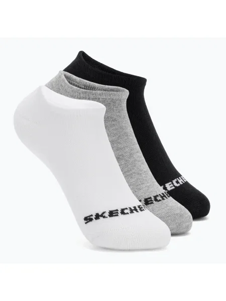 Gyerek zokni SKECHERS Non Terry No Show 3 pár white/grey. Méret: EU fehér
