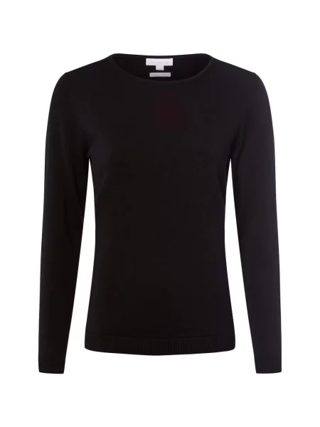 Brookshire Sweter z dzianiny DAmen Kobiety drobna dzianina jednolity S czarny