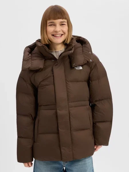 The North Face Kurtka pikowana dla kobiet Kobiety Sztuczne włókno S brązowy