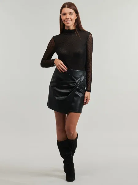 Rövid mini ruha Vero Moda fekete
