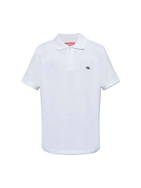 Koszulka polo Diesel biała