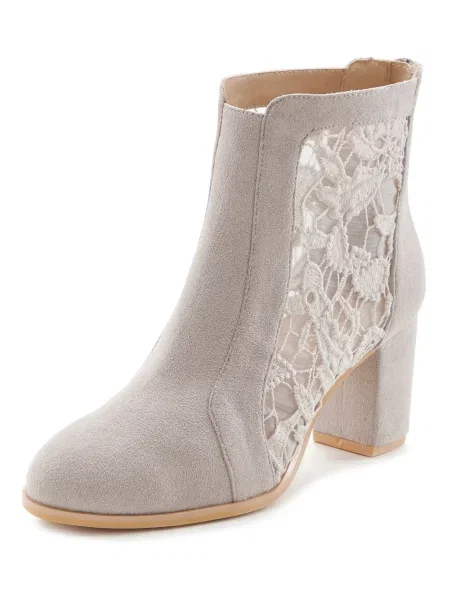 LASCANA Botine taupe gri