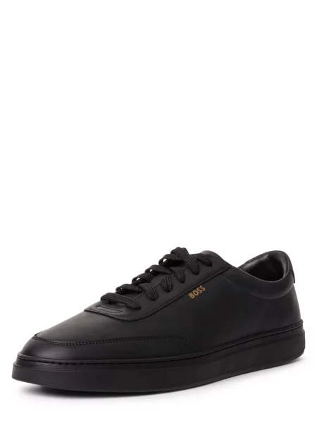 BOSS Buty treningowe Kieran_Tenn Mężczyźni skóra 42 czarny