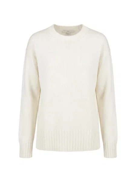 Sweter Malo z kaszmiru z nadrukiem beżowy