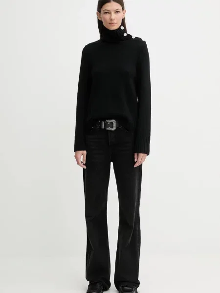 Zadig&Voltaire Kašmírový sveter čierna