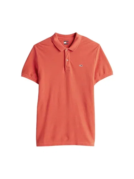 Koszulka polo Tommy Hilfiger pomarańczowa