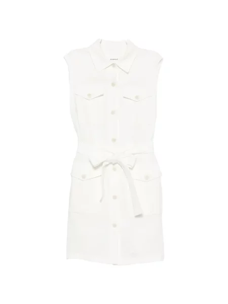 Rochie tip cămașă P.a.r.o.s.h. alb