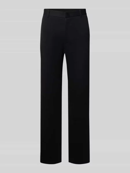Spodnie materiałowe o kroju regular fit z z tyłu model ‘PANTALONI’ Armani Exchange czarne