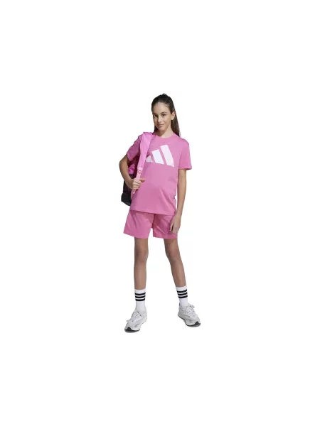Scurt tricou Adidas cu mâneci scurte roz