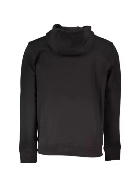 Hanorac cu glugă Tommy Jeans cu imagine negru