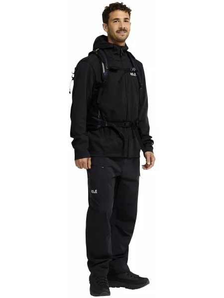 Вітровка Jack Wolfskin чорний