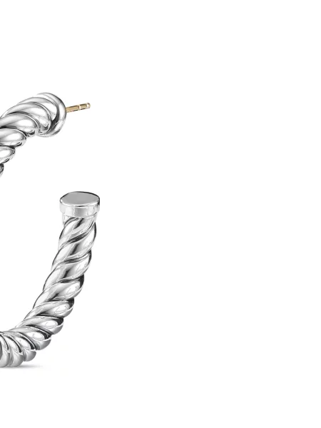 Kolczyki David Yurman srebrne