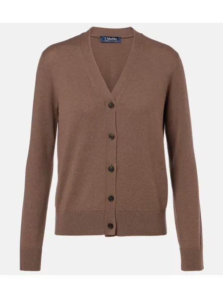 Cardigan 's Max Mara de lână maro