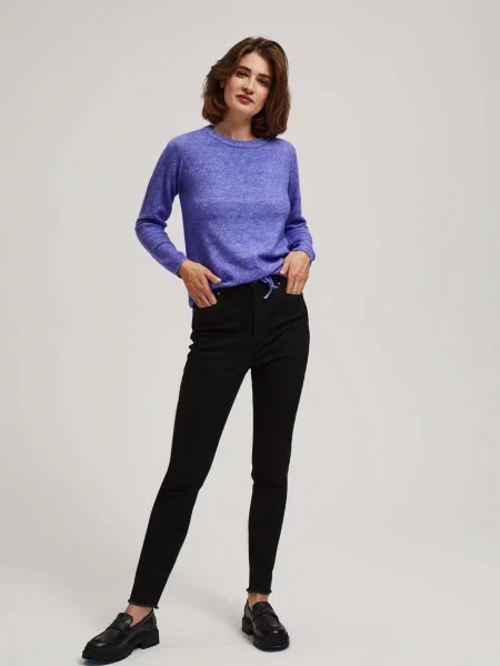 Blugi skinny Marisse skinny fit negru