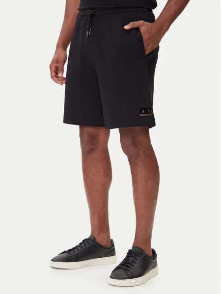 Sportovní kraťasy Armani Exchange černé