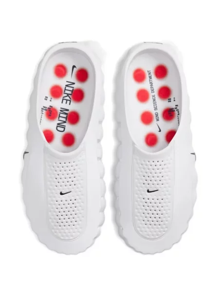 Papuci tip mules Nike alb