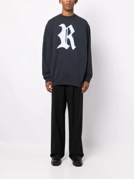 Raštuotas džemperis Raf Simons mėlyna