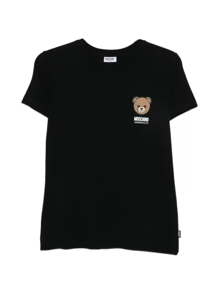 Tricou Moschino cu imagine negru