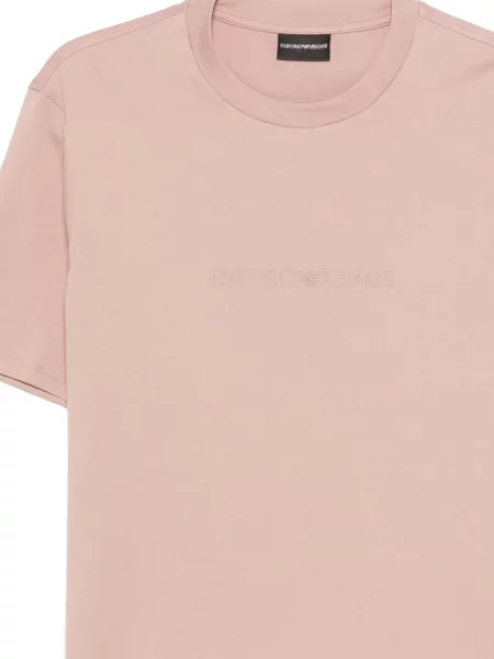 Тениска Emporio Armani розово