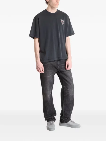 Tricou Guess cu imagine gri