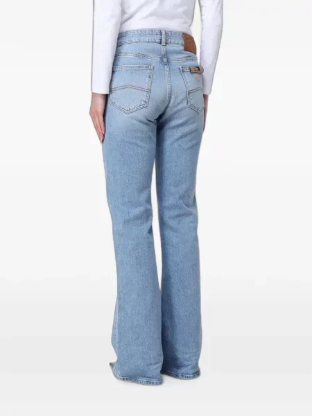 Lepršave traperice Emporio Armani lepršave plava