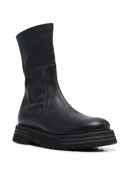 Cizme scurte Guidi slip-on negru