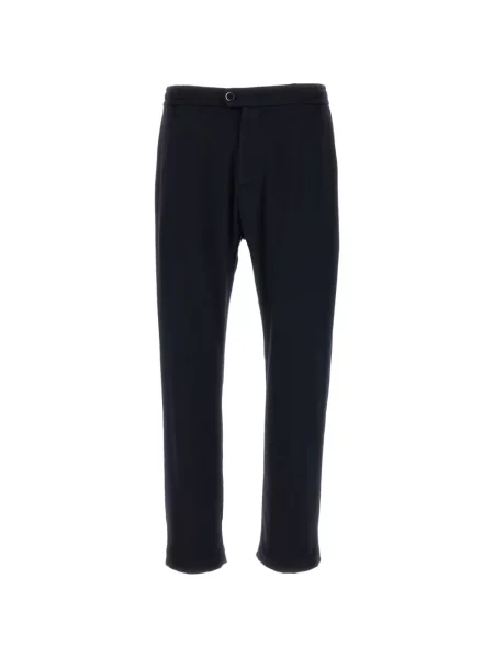 Pantaloni Barena din cașmir albastru