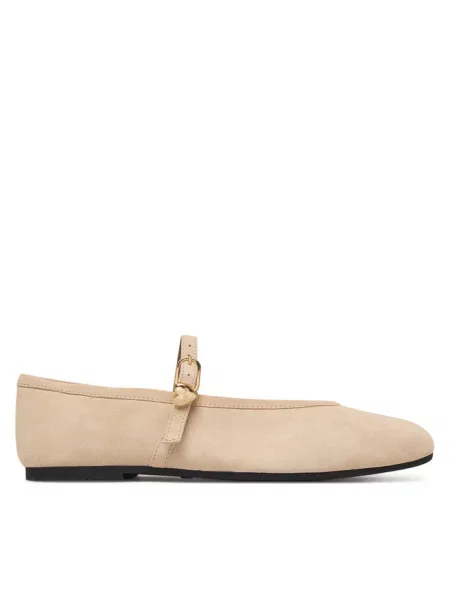 Baleriny LOVE MOSCHINO beżowe