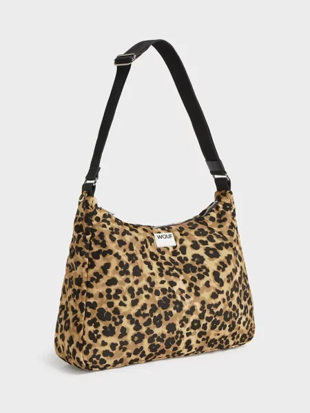 Сумка хобо Wouf бежевая