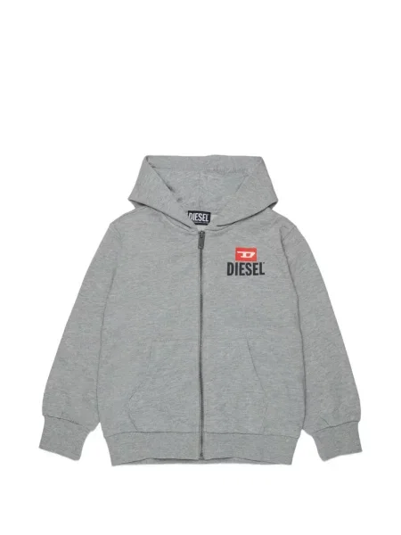 Bluza z kapturem dziecięca Diesel szara