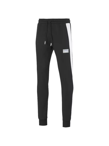 Pantaloni Puma alergare cu autograf negru
