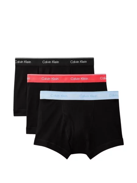Boxeri Calvin Klein Underwear cu autograf negru
