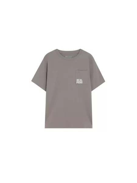Scalpers Tricou funcțional metalic gri