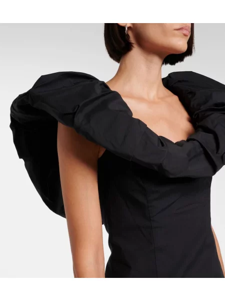 Rochie Sir cu volane negru