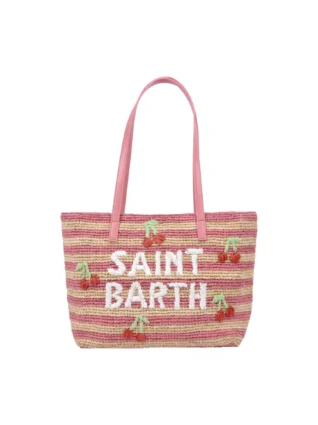 Pasek Saint Barth w paski z paskiem różowy