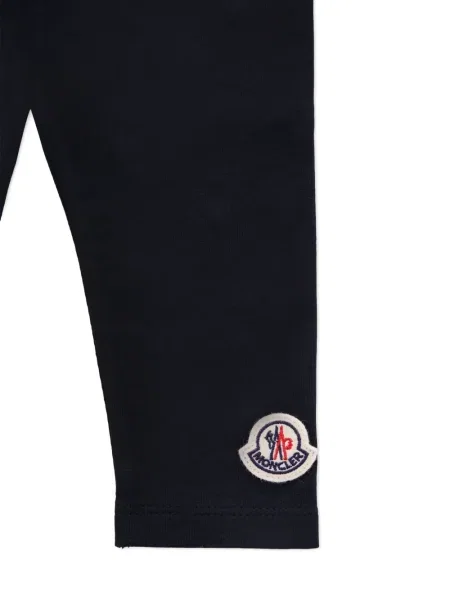 Legginsy dziecięce Moncler Enfant niebieskie