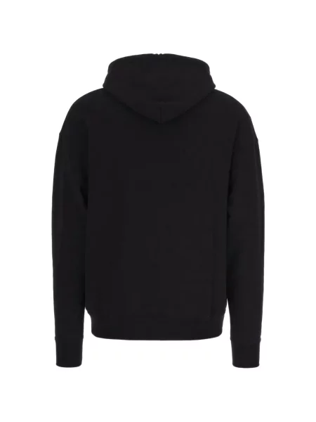 Hanorac cu glugă Off-white cu imagine cu cordon alb